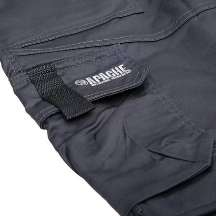 Apache Calgary Grey/Black 4-Way Stretch Holster Pocket Work Trousers W32/L31